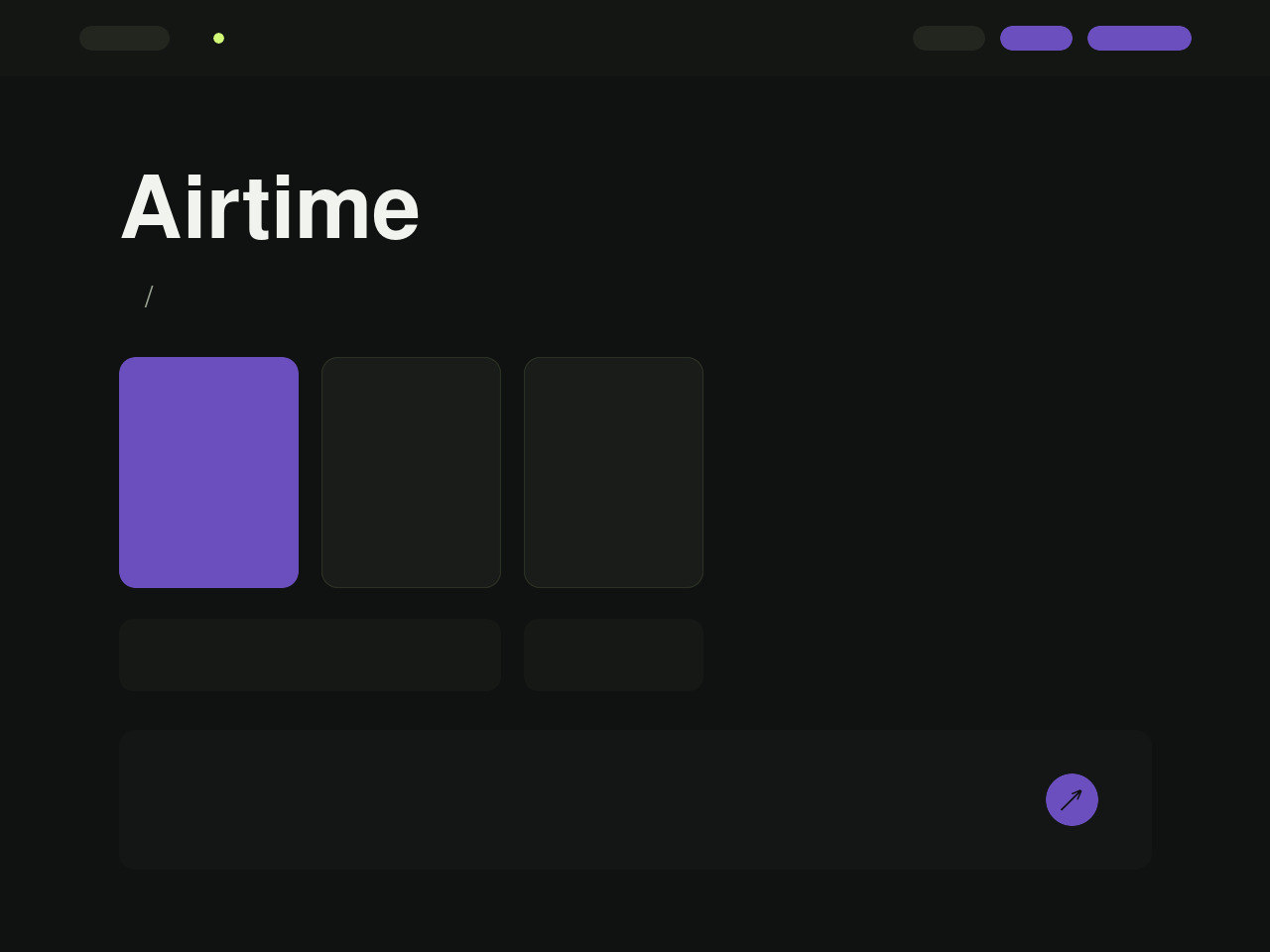 Airtime模板首页实际预览