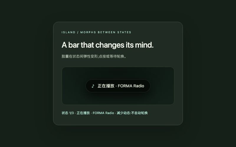 Island / 灵动岛组件预览